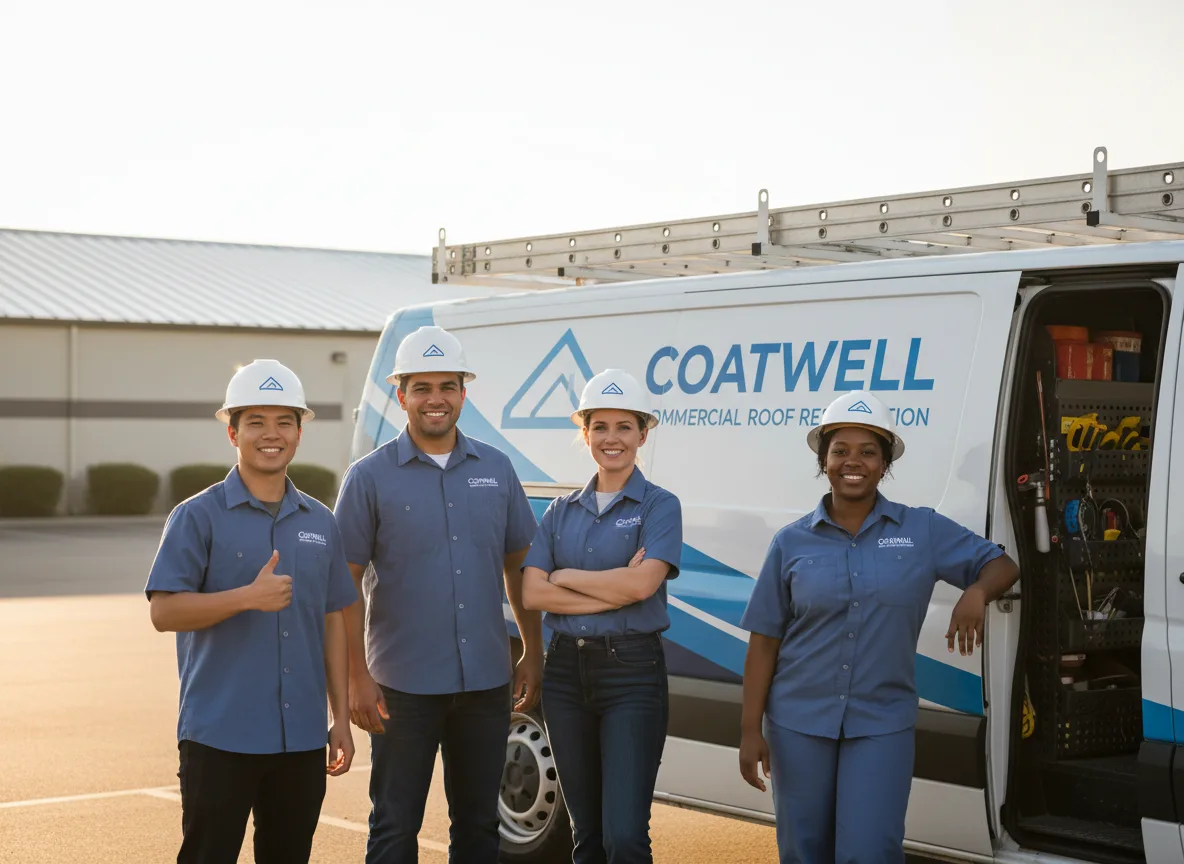 Commercial roof coating company in Sandston, VA